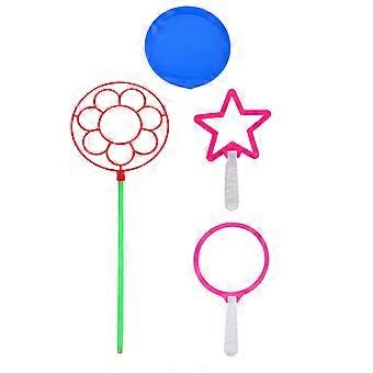 4Pcs Colorful Big Bubble Set Bubble Wands Outdoor Bubble Party Gift (Assorted Color)