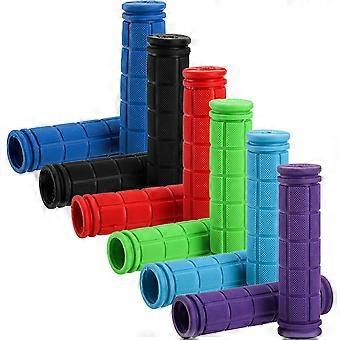 12 stuks fietshandgrepen, antislip rubberen fietshandvatten voor kinderen, vervangende fietsgrepen voor scooter, strandcruiser, mountainbikes, opvouwbaar