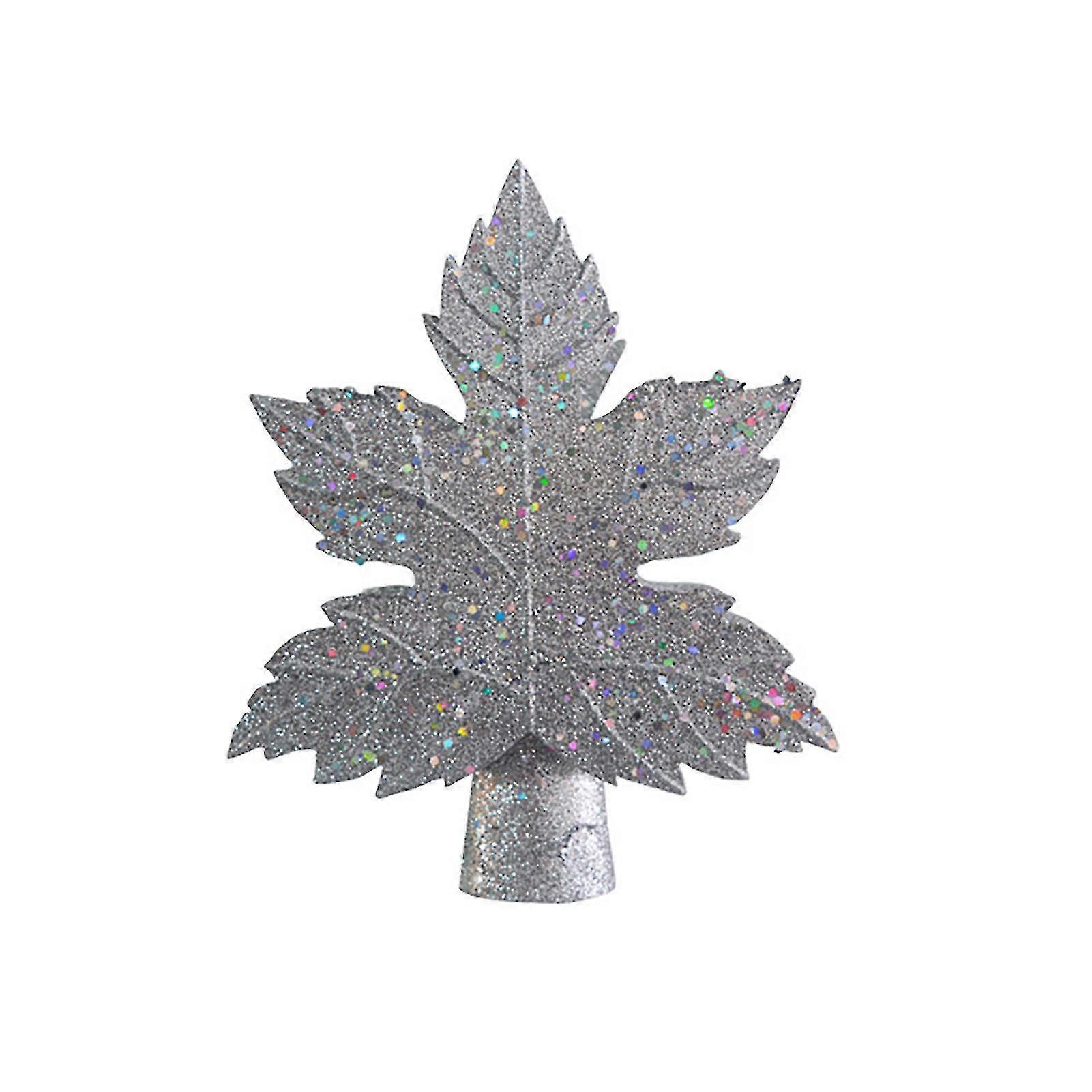 Christmas Tree Topper Lighted With Led Beautiful Rotating Snowflake