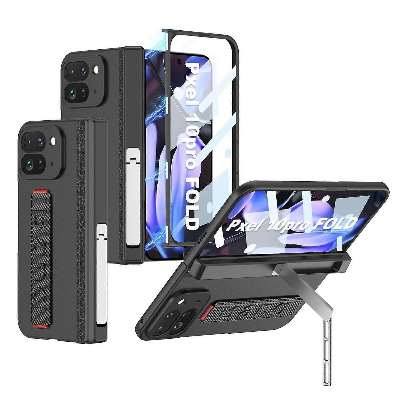 For Google Pixel 10 Pro Fold GKK Folding Hinge with Loop Holder Protective Case