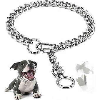Durable 0.3x45cm Stainless Steel Chain Dog Collar for Small Medium Dogs
