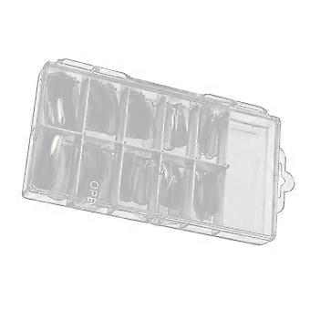 Nail Art Extended Mold Tips for Nail Extension 100Pcs Transparent Finger Set