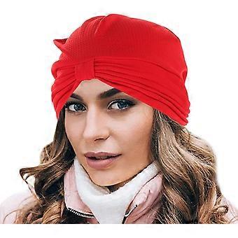 Krepsen Turban Cap - Bohemsk blomsterhårtrekk for kvinner