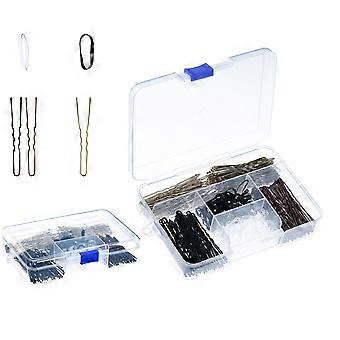Bobby Pins and Elastic Hair Bands Hair Styling Set for Women Daily Use and Special Occasion Professtional Braiding Use Multicolor