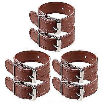 3 Pairs Bike Front Basket Leather Adjustable Straps Compatible with Cycling Bike Baskets