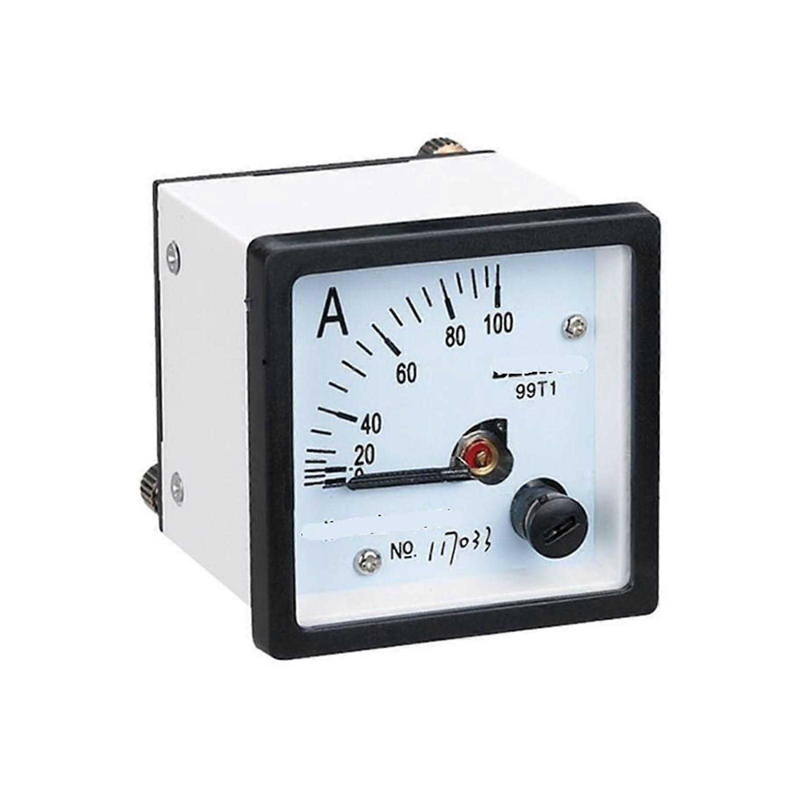 Analog Ammeter 99T1A75 75/5 Panel Mount Pointer Type with Clear Display and Reliable Measurement