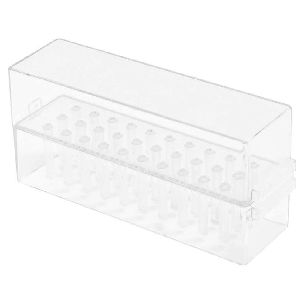 Nail Drill Bits Organizing Holder for Storage 5Pcs Transparent Box