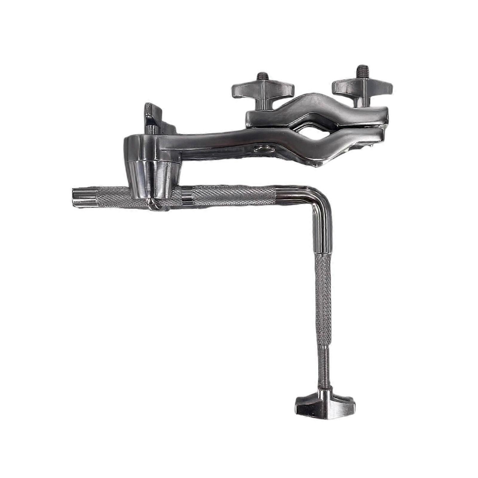 Tom Drum Mounting Mount Bracket Chrome-Finished Ball Joint Base Rotating Drum