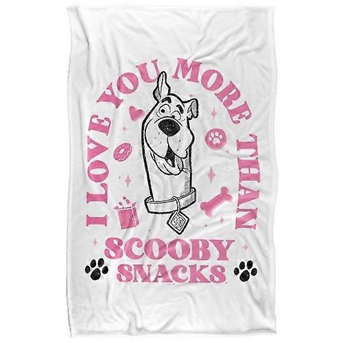 Scooby Doo Scooby Snacks Soft Touch Valentine Blanket