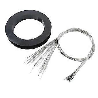 cable de freno de bicicleta de 50 piezas, cable de engranaje de bicicleta de acero inoxidable, cable interior de freno para bicicleta de carretera de montañaYMQX)