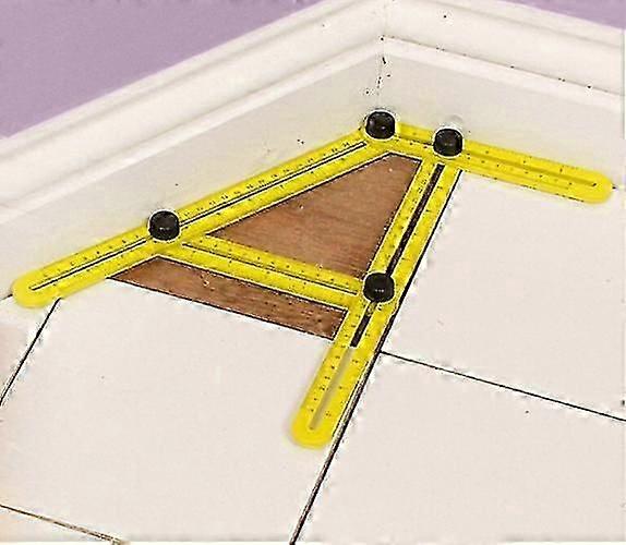 1pc Angle Meter Angle Dimensions - Perfect Angle Yellow 26-27