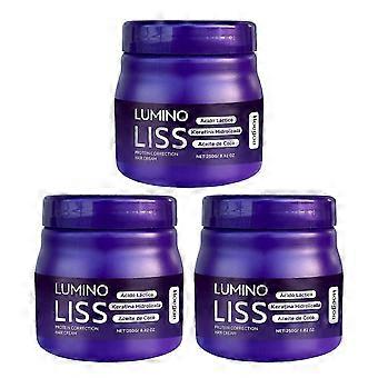 250 g hiusten suoristusvoide naisille - ammattimainen proteiinipitoinen hiustenhoito kiharille, pörröisille ja kuiville hiuksille
