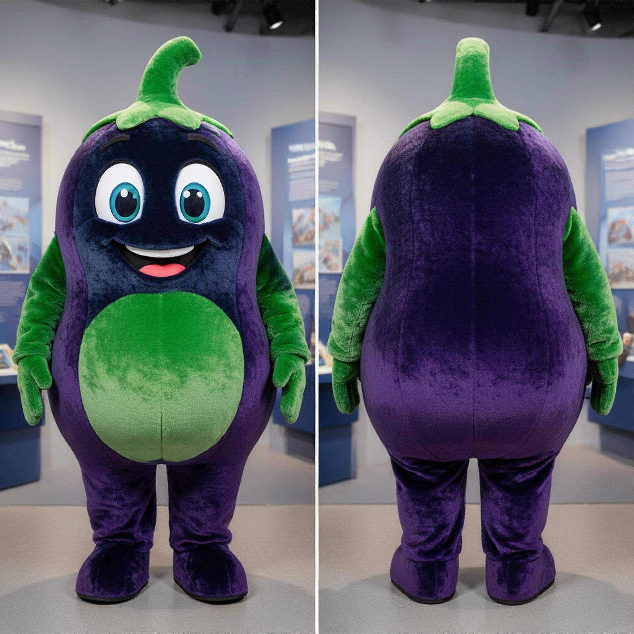 MASTICOT Navy Rounded Pepper Mascot