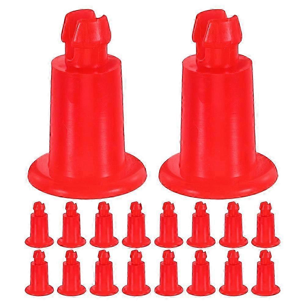 Electronic Scale Accessory Scale Pan Bracket for Accurate Weighing 25Pcs Red Plastic