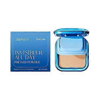 Base de maquillaje en polvo Ultra Cover, cobertura total, acabado mate, polvos compactos impecables con una sola pasada, control de grasa, ligeros y de larga duración.