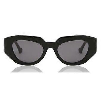 Gucci GG1421S 001 Full Rim Sorte Geometriske Solbriller Til Kvinder UV3 Originale