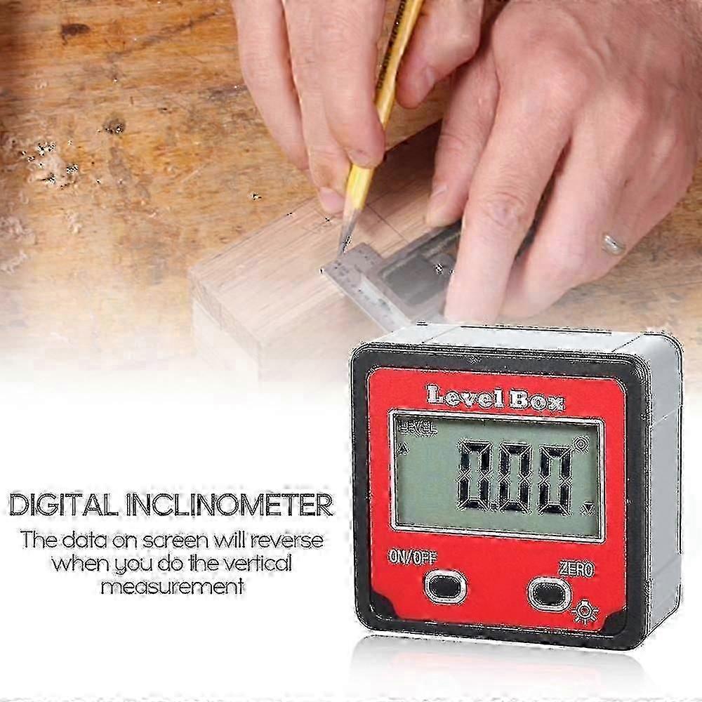 Digital Level Protractor Inclinometer Magnetic Level Angle Gauge Angle Finder Level Box Angle Measur