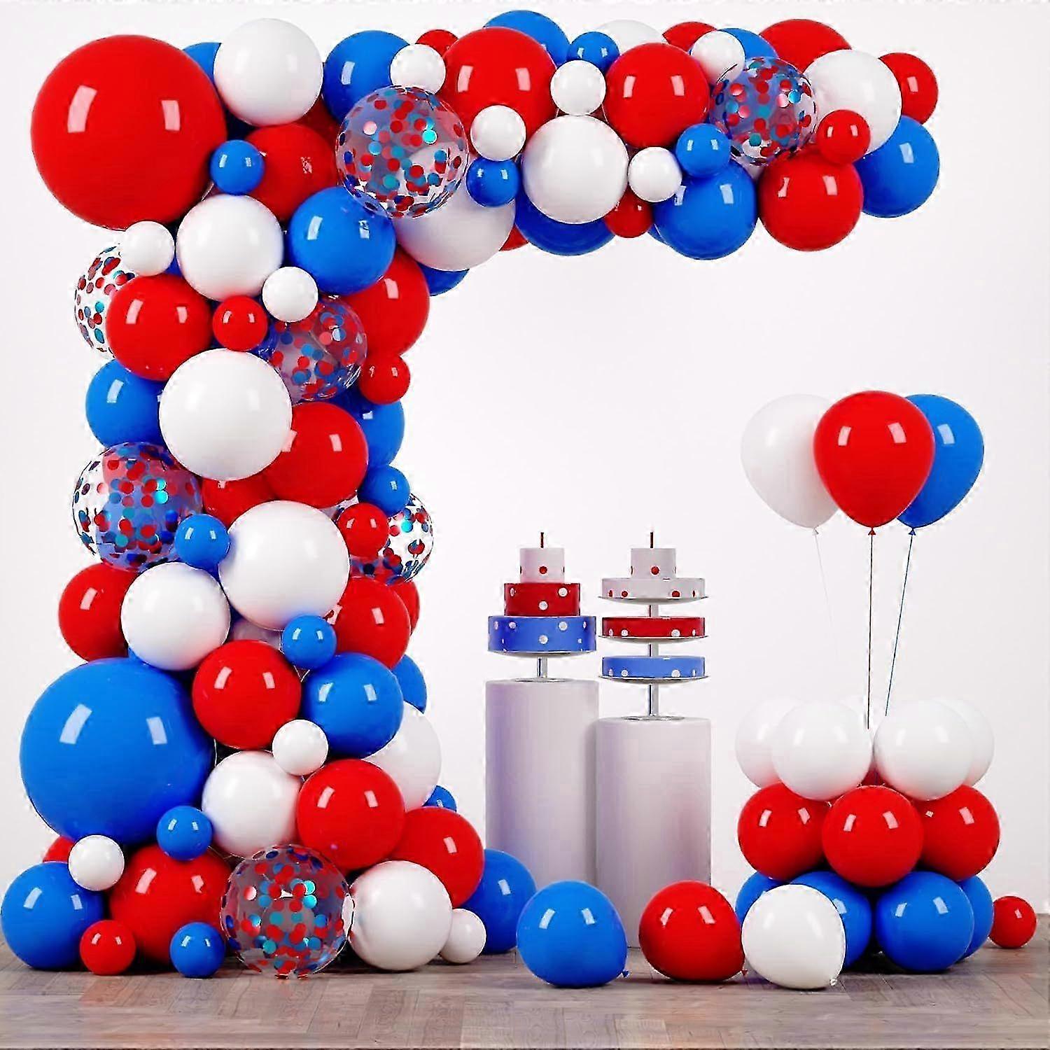 Patriotic Balloon Arch Garland Set
