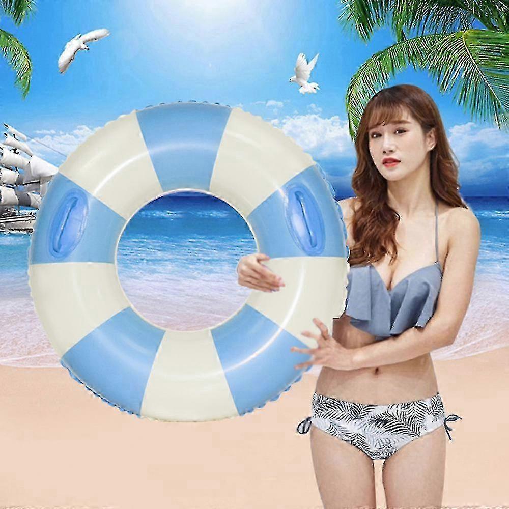 Swimming Ring Striped, Medium-Size Floatation Ring for Adults