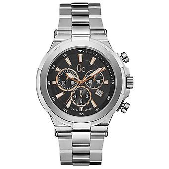 Gc- structure Men's Analog Quartz Watch with Stainless Steel Bracelet Y23002G2