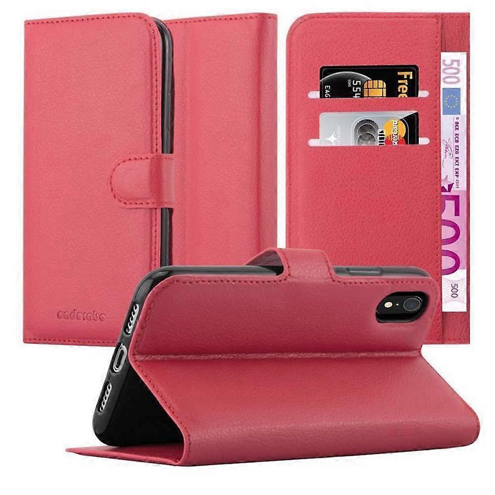 Case compatible with iPhone XR - Protective case with card slots and stand function