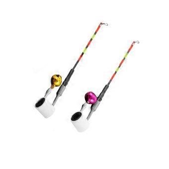 LED Fishing Indicator with ABS Housing, Two-Color Segments and Rod-Tip Mount for River and Shore Angling Area Multicolor