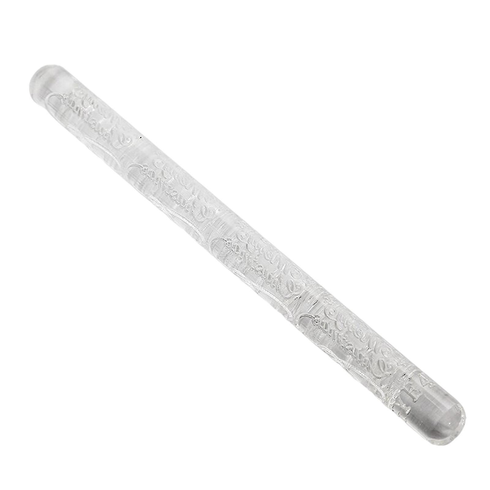 Handhold Embossed Rolling Pin With Christmas Pattern Multipurpose