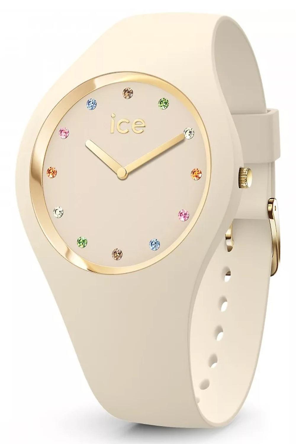 Ice cosmos Japanese Quartz Women's Analog Watch with Silicone Bracelet IC021044
