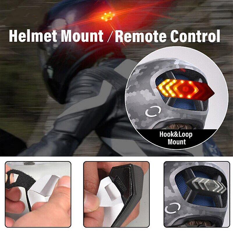 Feu Arrière Vélo Sans Fil Avec Alarme Antivol - LED, Télécommande, étanche - Neuf