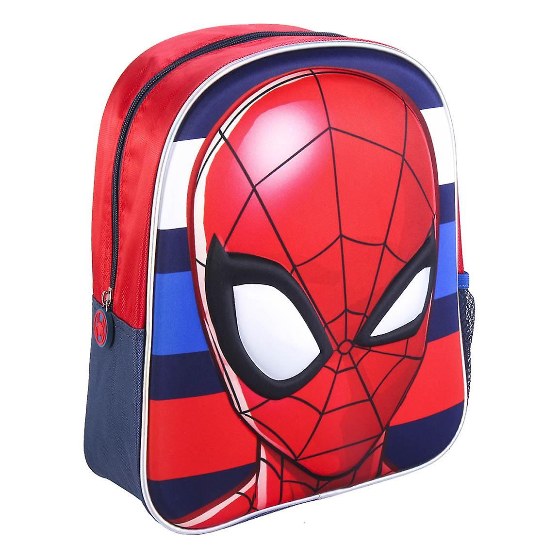 Rucksack Kindergarten 3D Spiderman Streifen