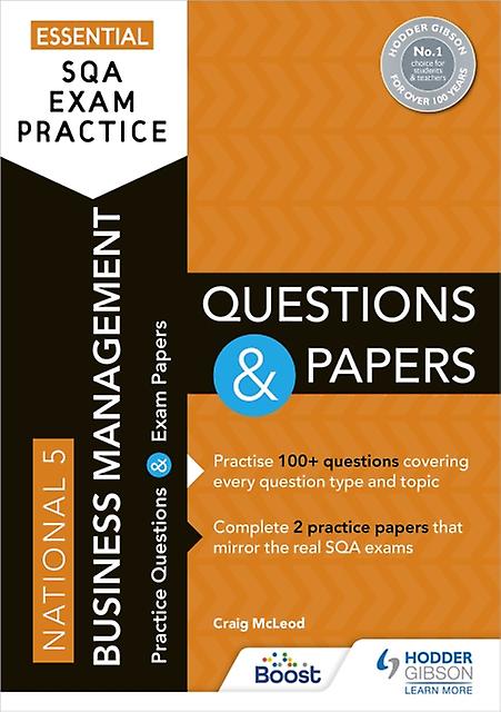 Essential Sqa Exam Practice National 5 Business Management Questions And Papers by Craig McLeod Paperback Book