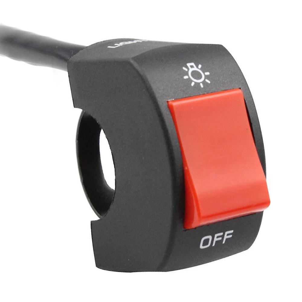 22mm On/off Motorcycle Switch Push Button 12v Button Connector Handlebar Switch For Atv Electronic Bike Scooter Motorbike