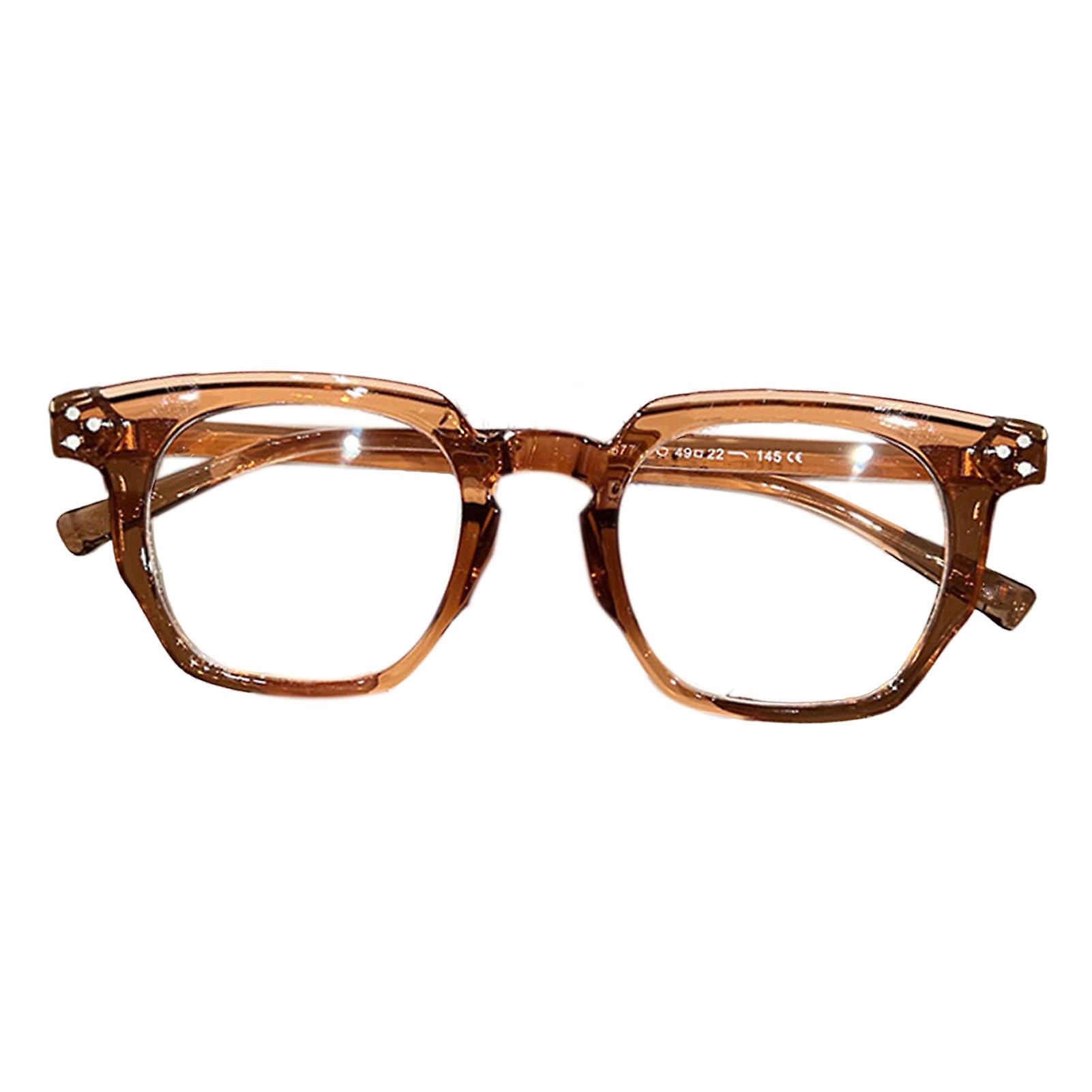 Blåt lys blokerende briller firkantet ramme Anti Eyestrain & Blænding briller til kvinder og mænd unisex