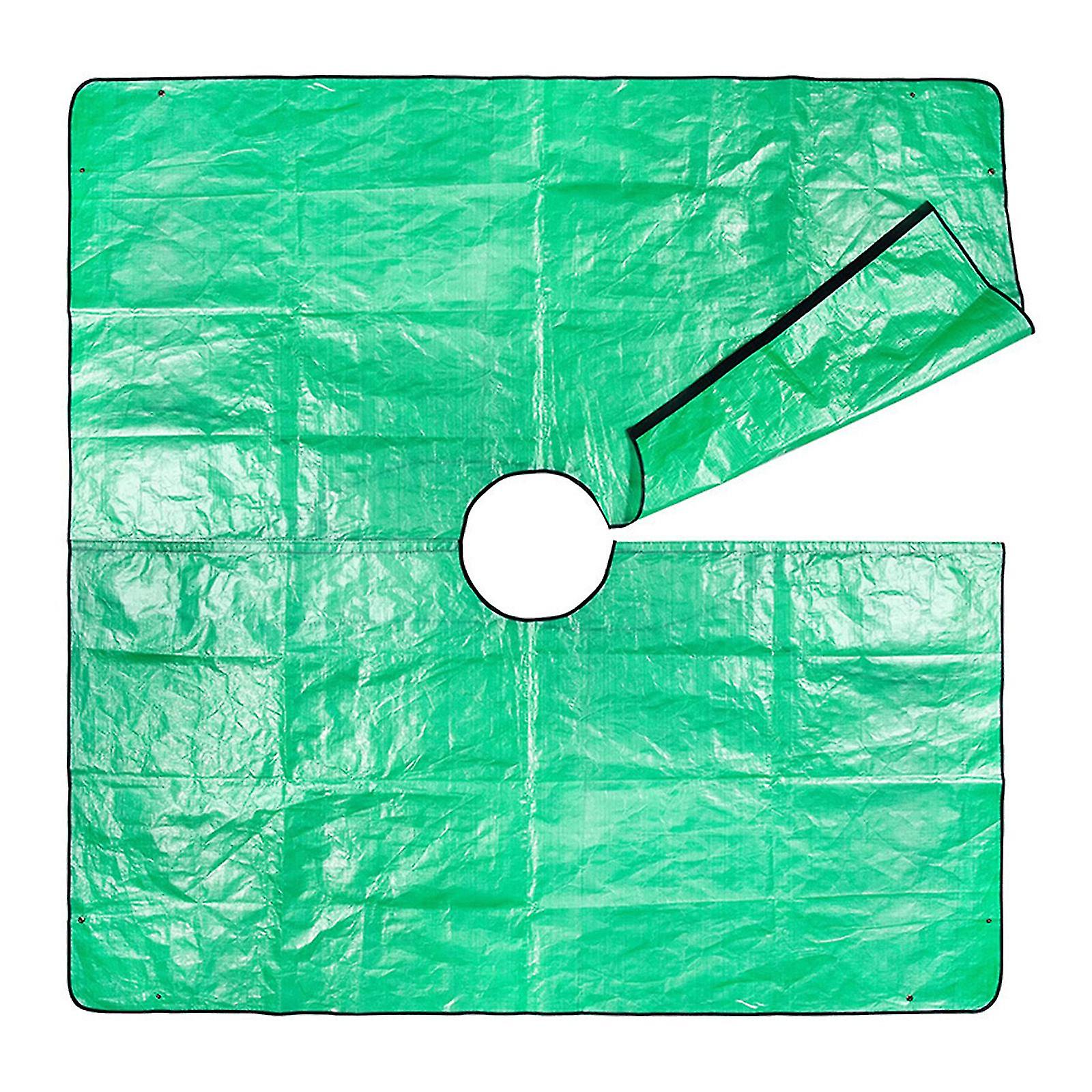 Landscape Tarp For Trimming With 30 Cm Hole -garden Tree Pruning Waterproof Tarp,stand Up Fasten Around Trees