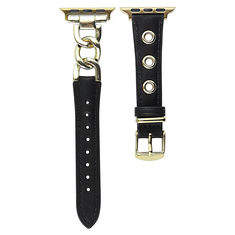 For Apple Watch Series 8 7 41mm/6 5 4 SE SE (2022) 40mm/3 2 1 38mm AW Watch Band Genuine Cow Leather