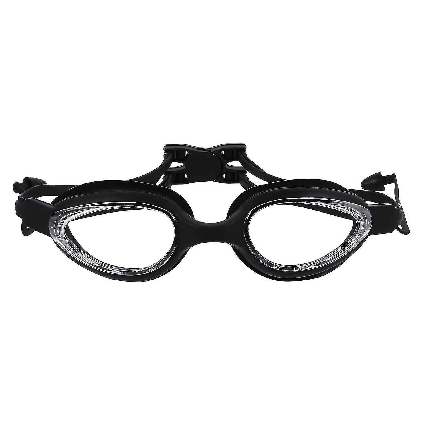 Clear Version Swimming Glasses Anti-fog Lens Swimming Goggles With Earplugs
