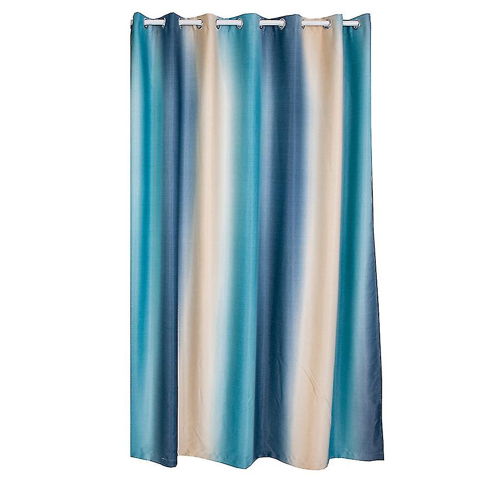 Stripe Gradient Window Curtain Panel Living Room Bedroom Hotel Divider Shade Curtain (#1)