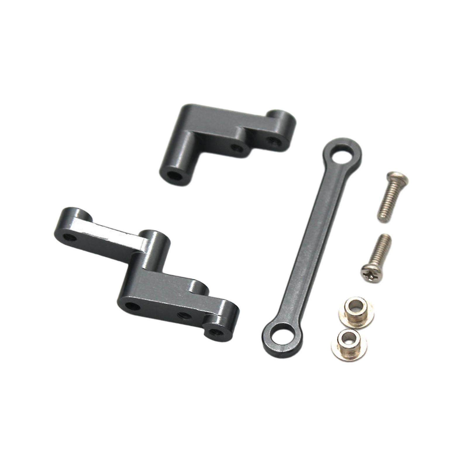 RC Steering Components Upgrade Replacing RC Car Accessory for 1:16 H16 16208 gray