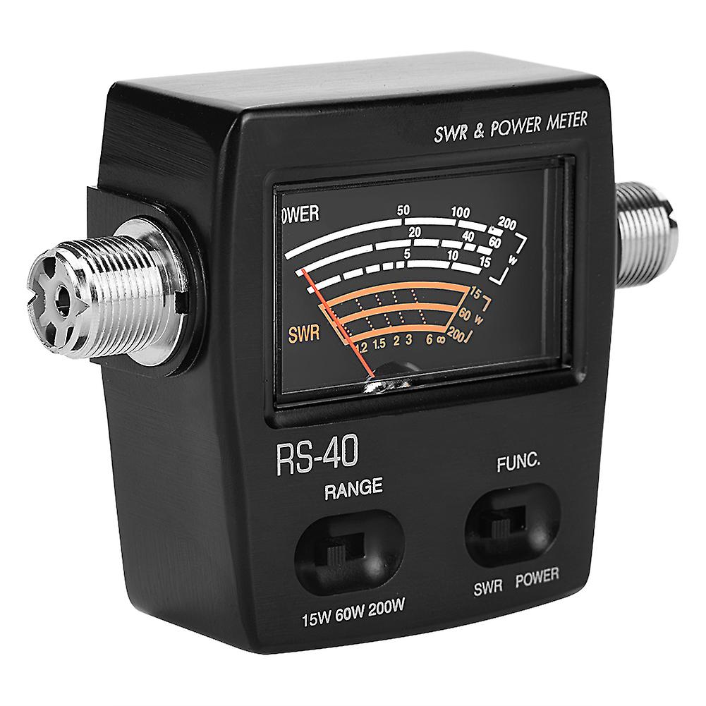 Professional UV Segment Standing Wave Meter Power Meter for SWR RF Power Testing 200W Accurate