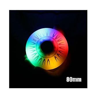 4PCS Flash Inline Skate Wheels 90A LED Lighting Skating Wheels 80 New