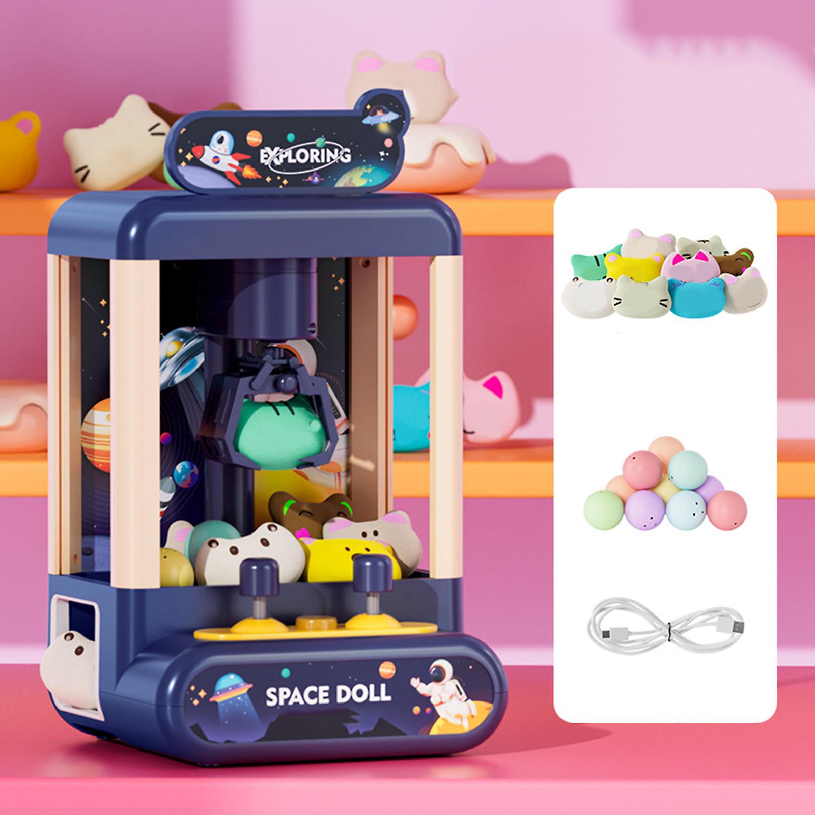Mini enfants griffe Machine Miniature Twisting Balls Poupées Grabbing Machine