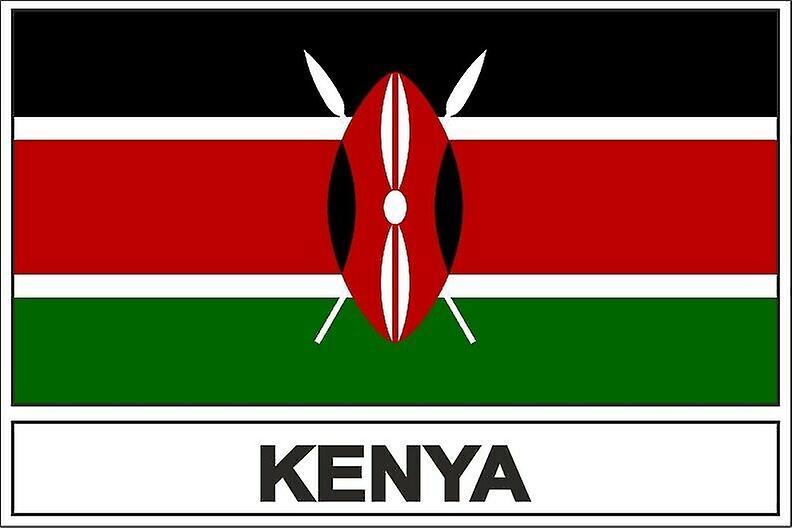 Stick sticker flag EAK kenya