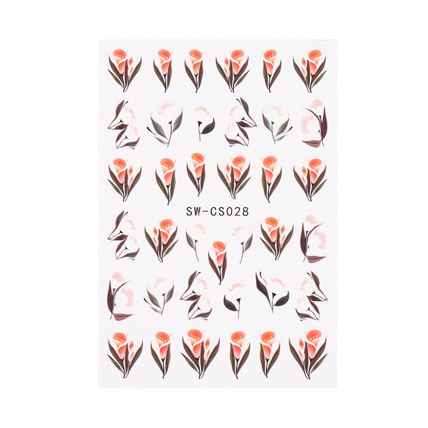 Nail Decal Self Adhesive Strong Stickiness Creative Pattern Stunning Visual Effect Removable Nail