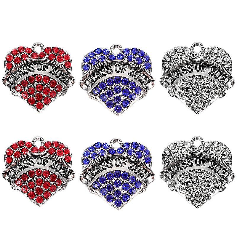 6pcs Alloy Charms