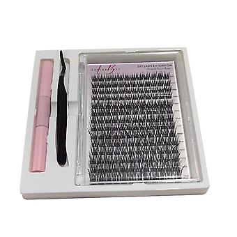 Individual Lashes D Curl Cluster Lashes 0.07 D Curl 12-16mm DIY Lash Extensions