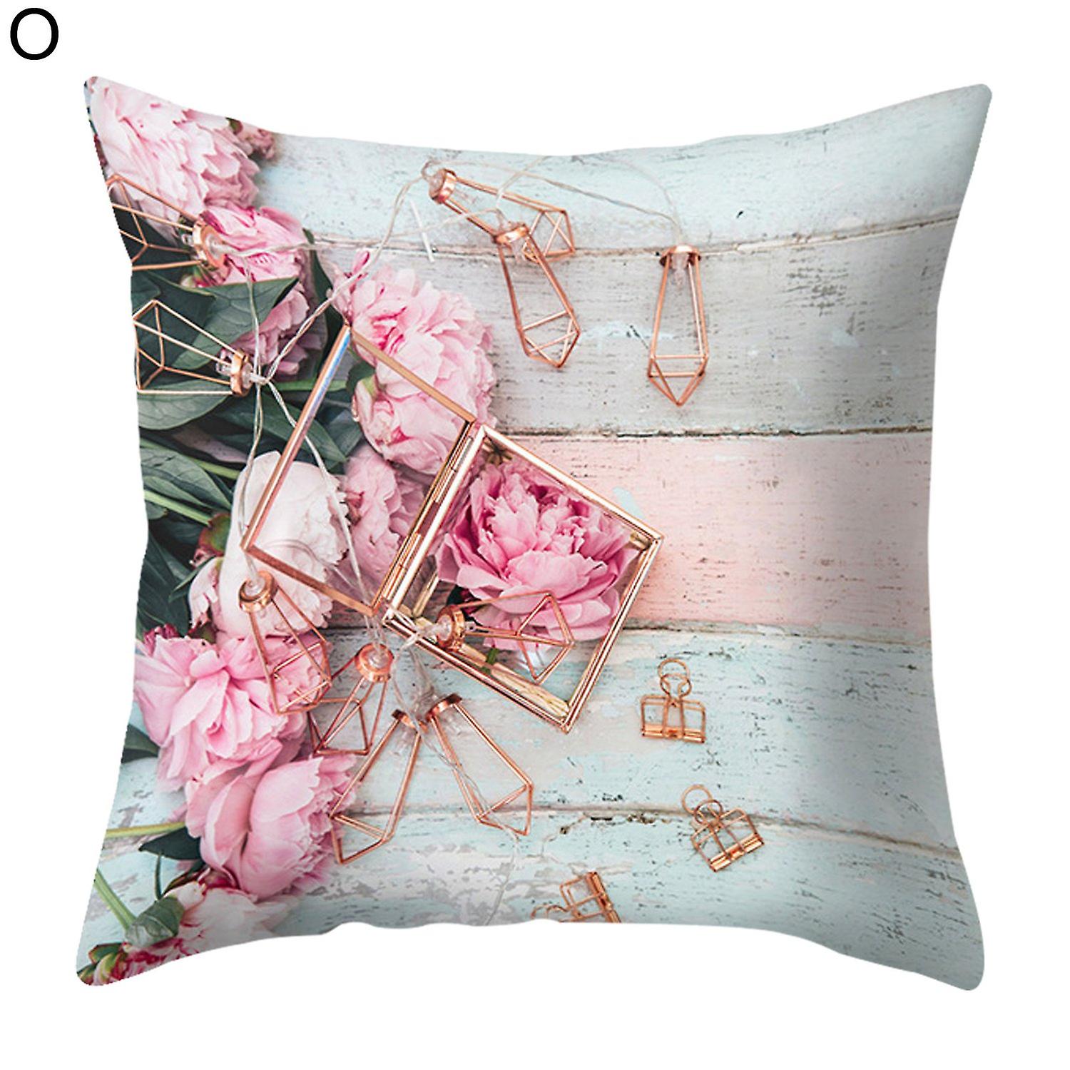 Pillowcase Anti-deformed Smooth Surface Polyester European Style Cushion Case Home Decor