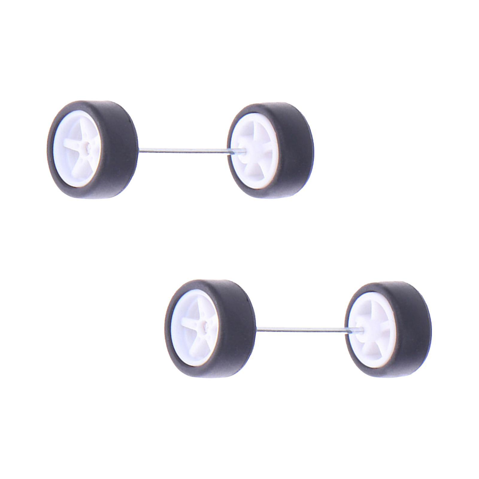 1: 64 Räder und Reifensatz Räder Modell verschleißfest RC Upgrade Teil RC Reifen mit Felge für Kinder Erwachsene Jungen RC Truck Accs