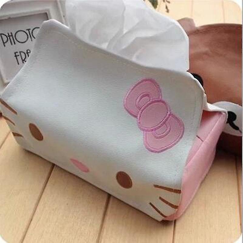 Facial tissue holders cute pu tissue bag