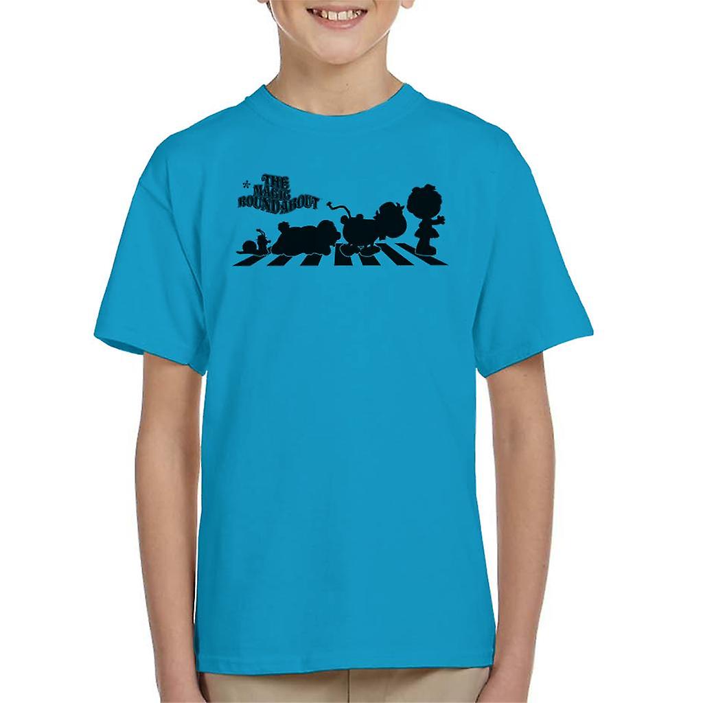 The Magic Roundabout Characters Silhouette Kid's T-Shirt
