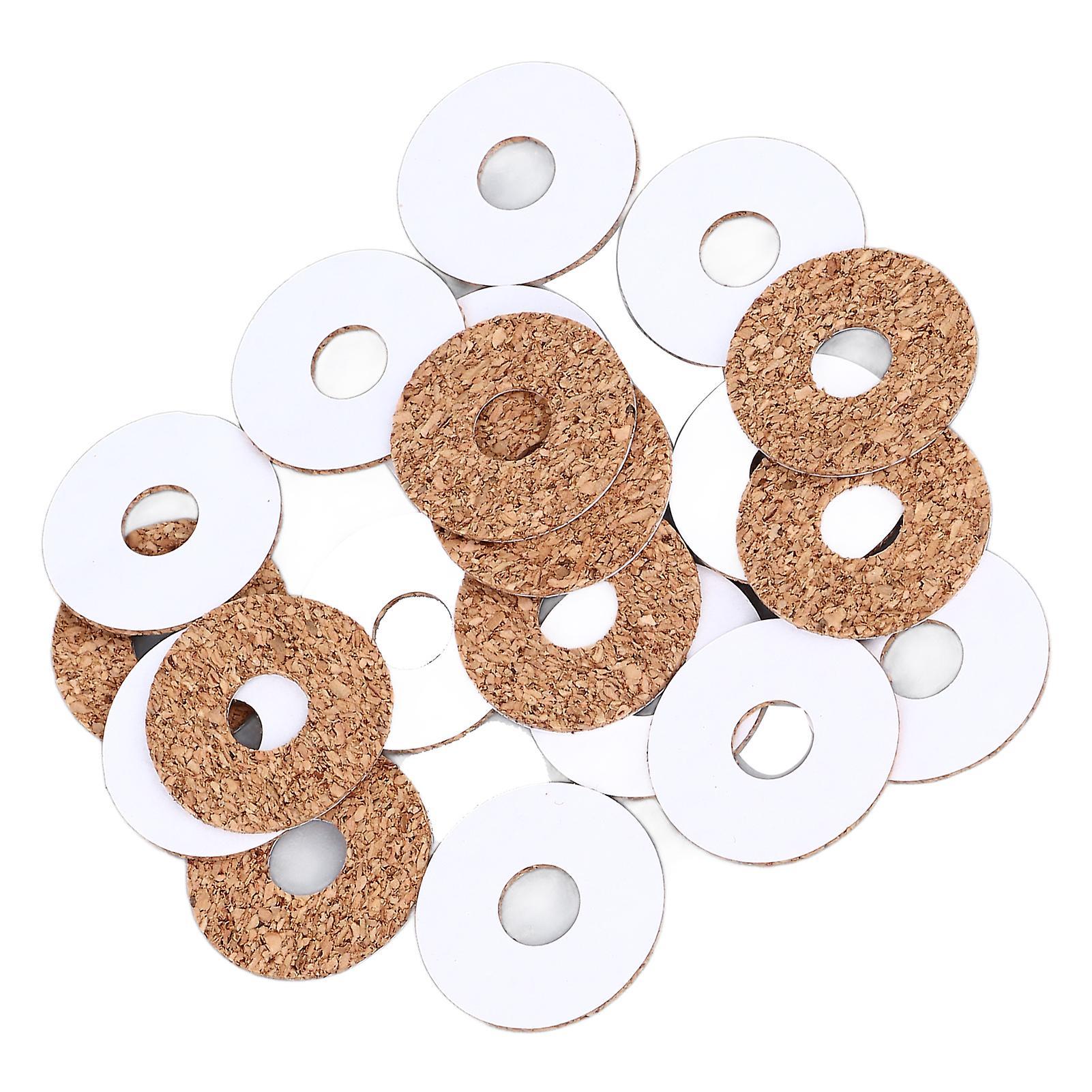 20 Pcs Cork Guitar Pick Grip Non-Slip Sweat Proof Handle Stable Control